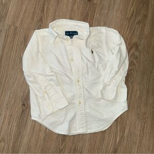 Ralph Lauren Kids White Button Down Shirt Size 2T